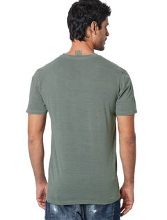 Camiseta John John Masculina Regular Not Afraid Stoned Cinza Escuro
