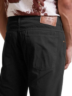 Calça Forum Sarja Masculina Slim Paul Preta