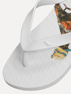 Chinelo Reserva Masculino Woodpecker Camp Branco