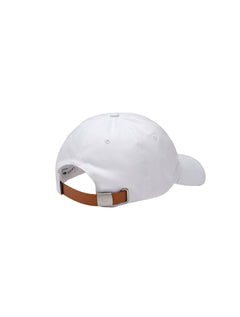Boné Lacoste Casual Contrast Strep Big Logo Branco