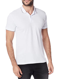 Polo Forum Masculina Muscle Piquet One Line Collar Branca