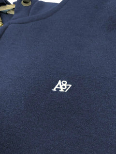 Moletom Aeropostale Masculino Hoodie Full-Zip A87 Azul Marinho