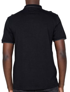 Polo Forum Masculina Muscle Piquet One Line Collar Preta