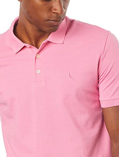 Polo Reserva Masculina Piquet Clássica Rosa Claro