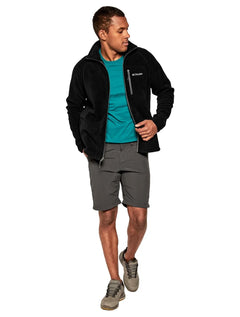Jaqueta Columbia Masculina Fleece Fast Trek II Full Zip Preta