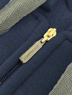 Moletom Aeropostale Masculino Hoodie Full-Zip A87 Azul Marinho