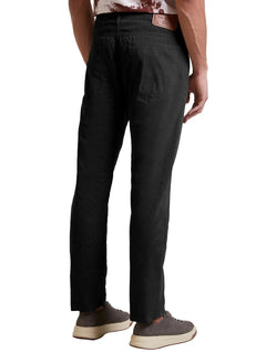 Calça Forum Sarja Masculina Slim Paul Preta