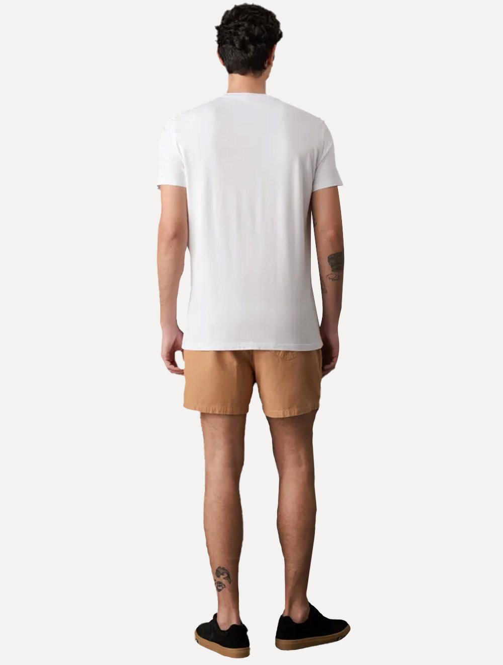Camiseta Calvin Klein Jeans Masculina New Re Issue Frontal Logo Branca