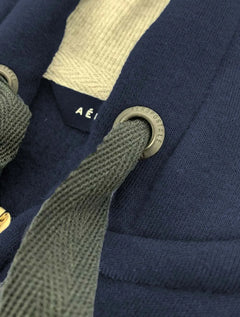 Moletom Aeropostale Masculino Hoodie Full-Zip A87 Azul Marinho