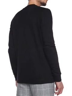 Blusa VR Tricot Masculina Crewneck Preta