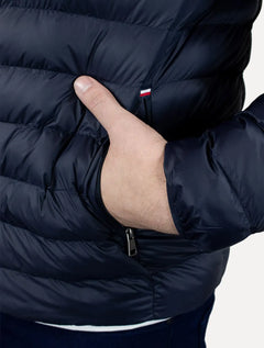 Jaqueta Tommy Hilfiger Core Packable Recycled Azul Marinho