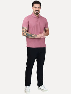 Polo Dudalina Piquet Essentials Basica Cotton Rosa Médio