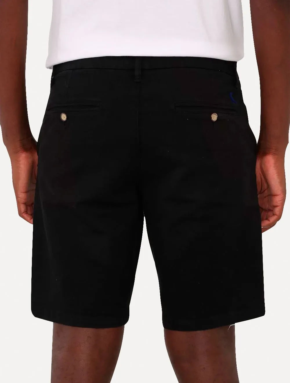 Bermuda Reserva Masculina de Sarja Casual Iron Preta