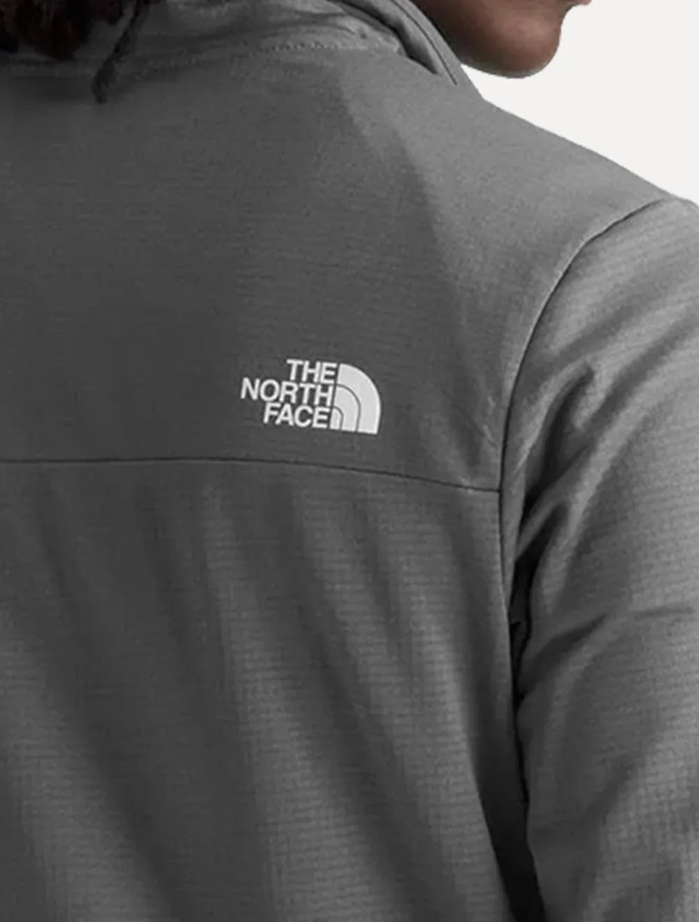 Blusa The North Face Masculina Pulover Cedar Trail Grid Fleece 1/4 ZIP Cinza