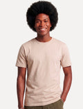 Camiseta Aramis Masculina Basic Lisa Mono Liquid Cotton Areia