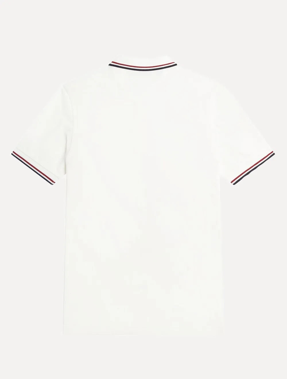 Polo Fred Perry Masculina Piquet Regular Red Navy Twin Tipped Off-White