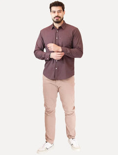 Camisa Levis Masculina Standard One Pocket Bordô Mescla