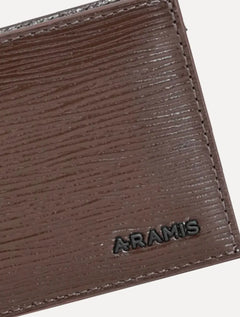 Carteira Aramis Masculina Couro Contact Safe Marrom Café