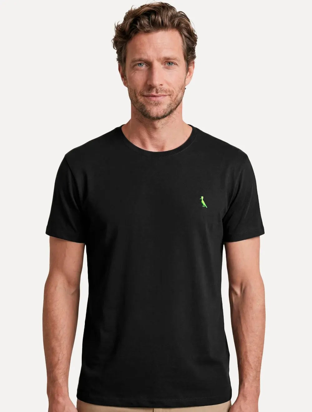 Camiseta Reserva Masculina Basic Green Woodpecker Preta