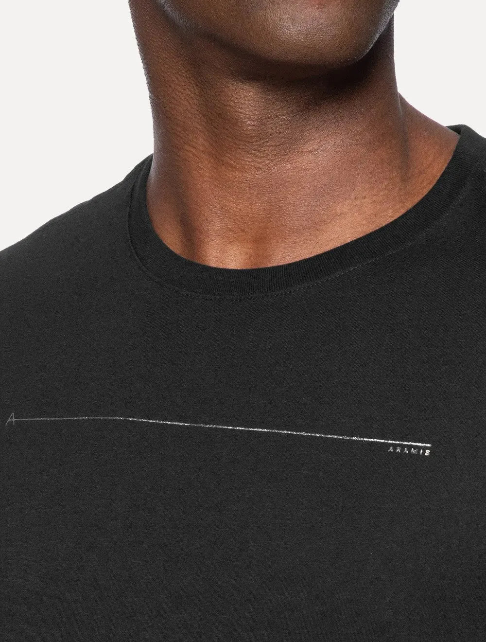 Camiseta Aramis Masculina Estampa Icon Preta