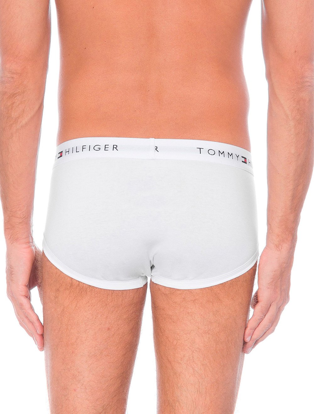 Cueca Tommy Hilfiger Cotton Stretch Brief Branca Pack 3UN
