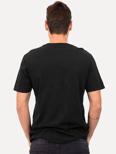 Camiseta Ellus Masculina Cotton Fine Easa Paint Preta