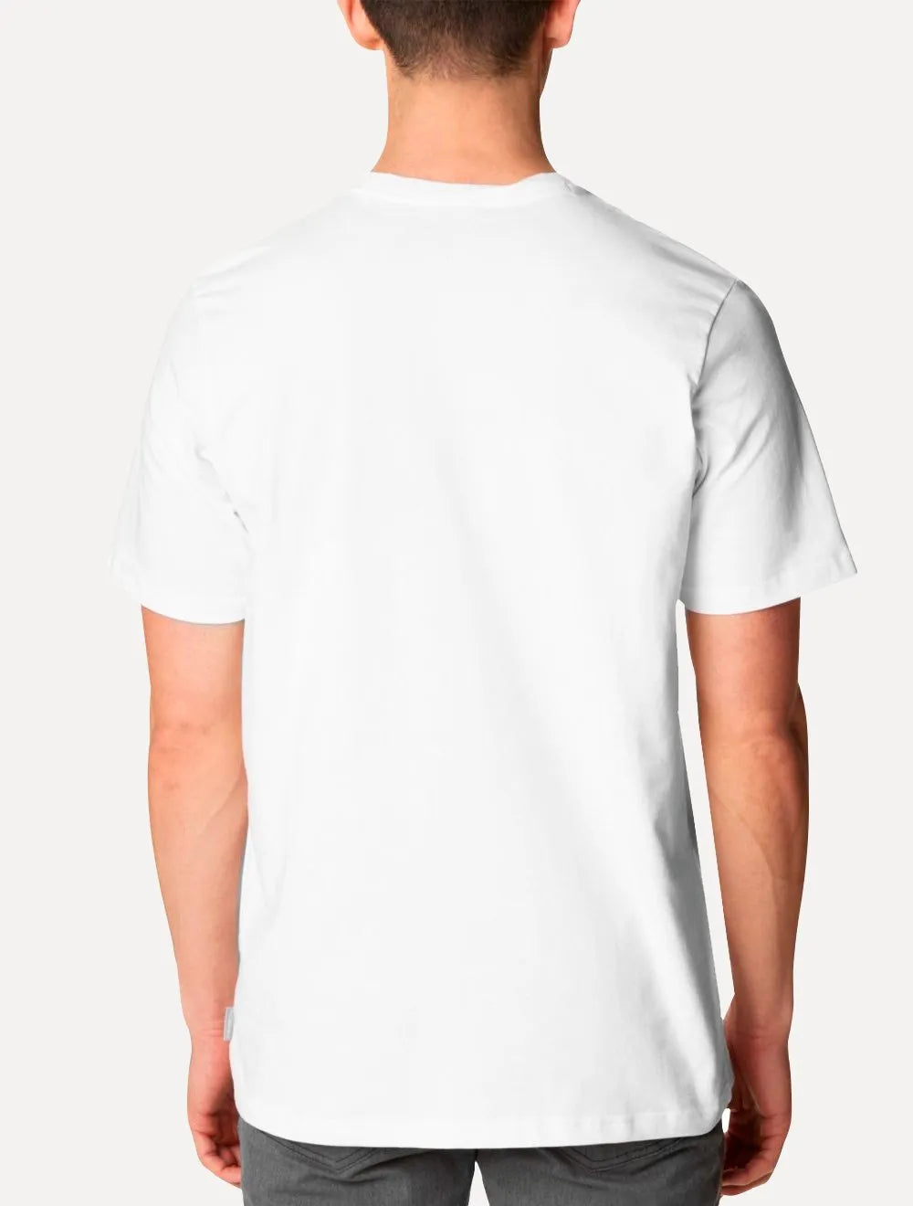 Camiseta Columbia Masculina Regular Logo Branded Shadow Branca