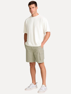 Camiseta John John Masculina Box Rubber Logo Off White