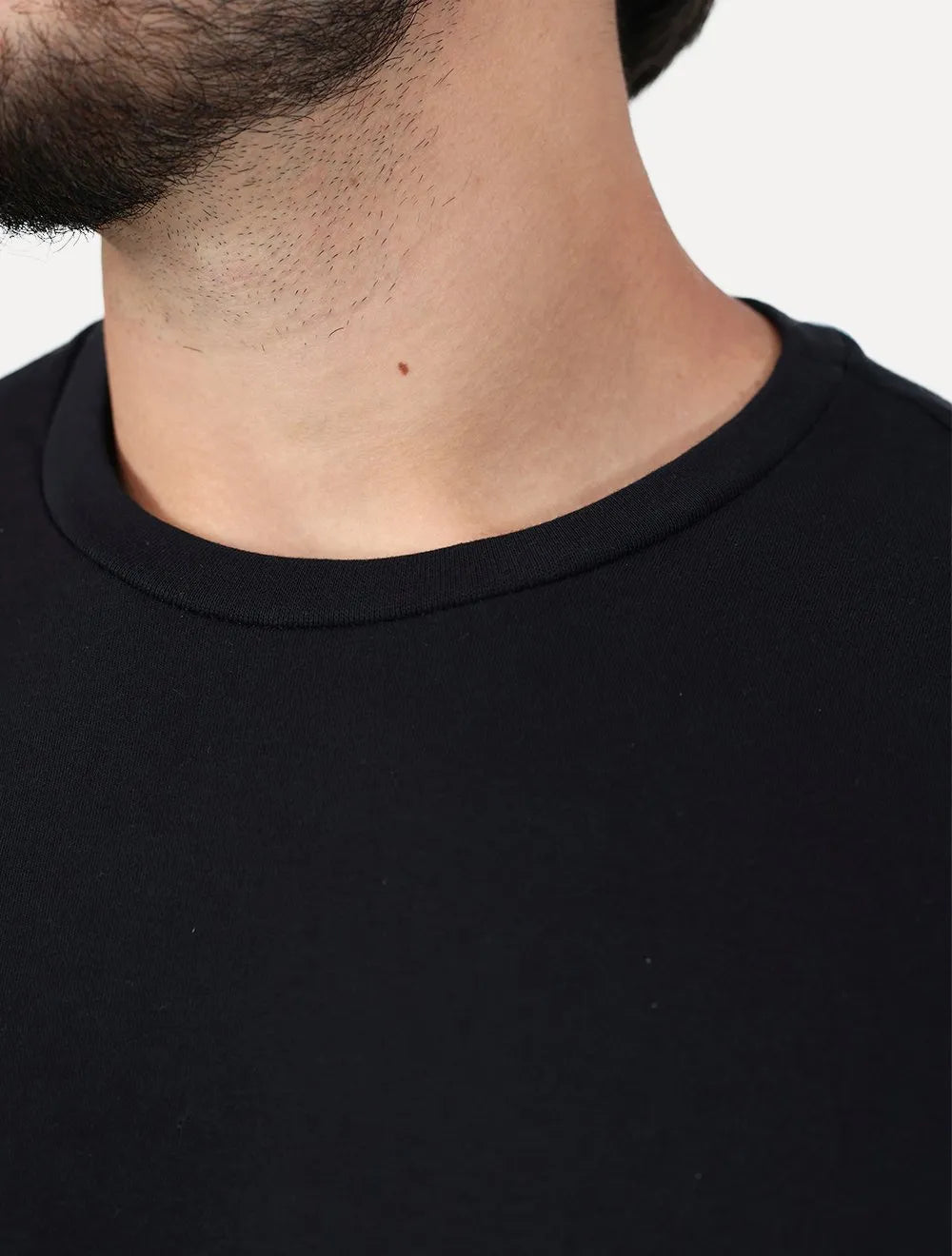 Camiseta K&J Black Premium Lisa Suedine Egípcio Preta