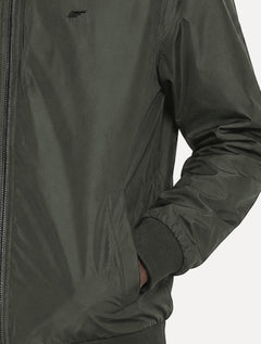 Jaqueta Ellus Masculina Nylon Padding College Bomber Chumbo