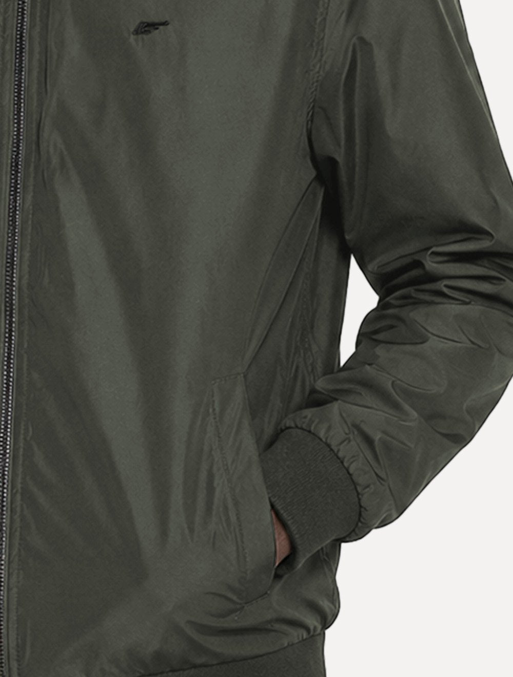 Jaqueta Ellus Masculina Nylon Padding College Bomber Chumbo
