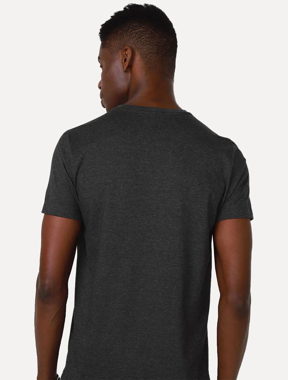 Camiseta Aramis Masculina Basic V-Neck Grafite Mescla