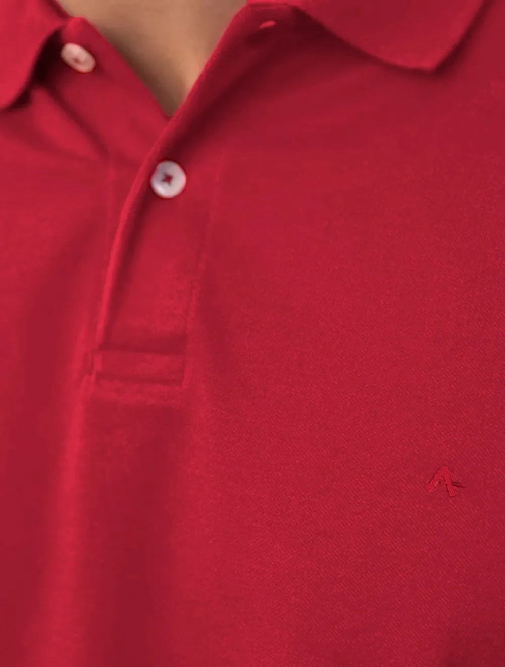 Polo Aramis Masculina Basic Piquet Vermelho 