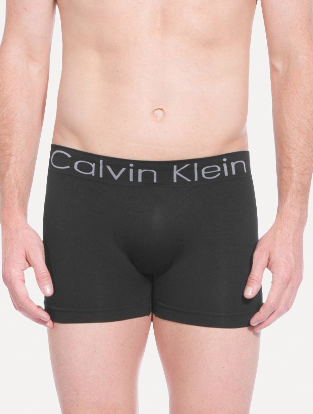 Cueca Calvin Klein Trunk Seamless Logo Preta
