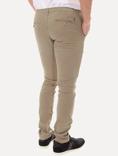 Calça Tommy Hilfiger Masculina de Sarja Brooklyn Caqui Escuro