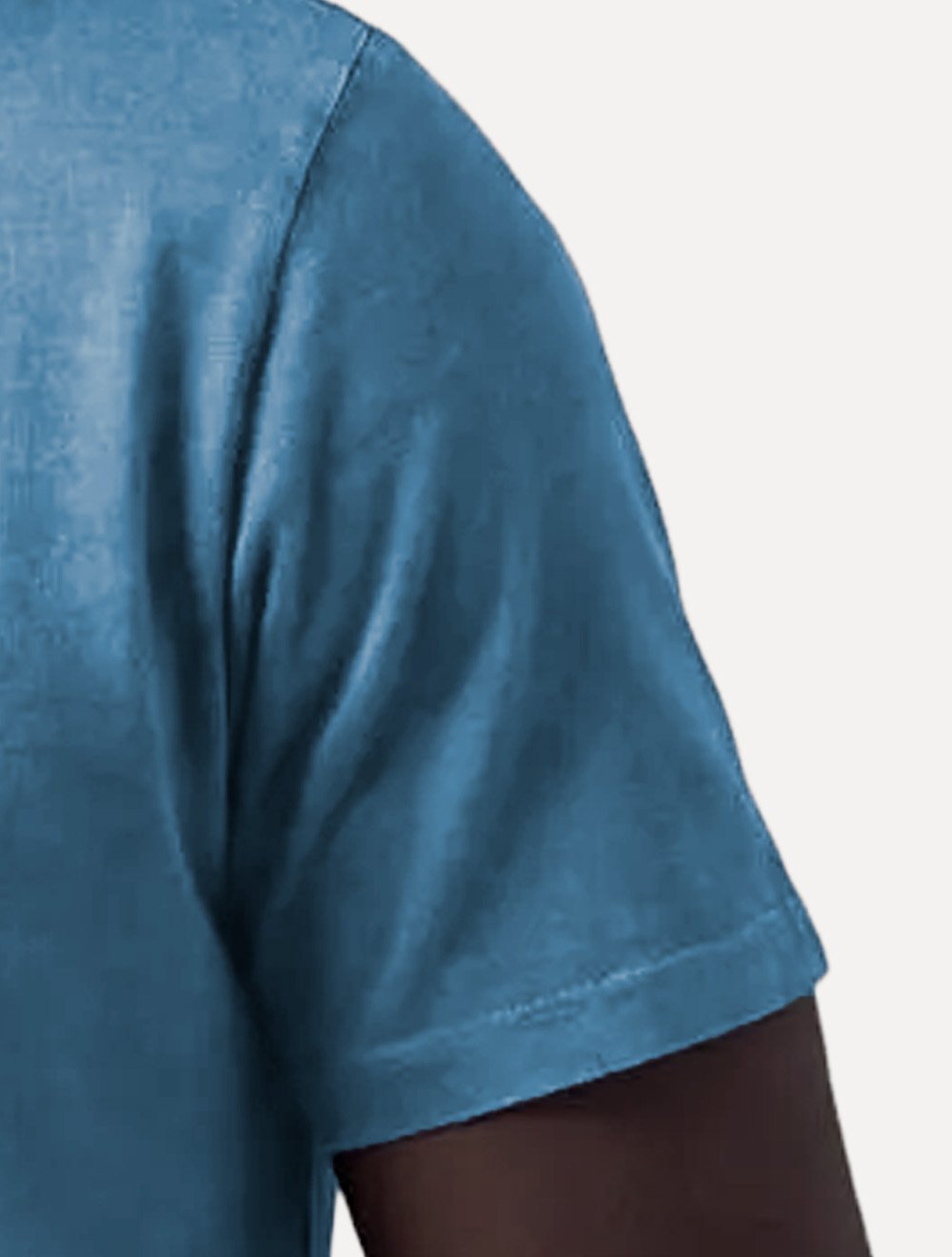 Camiseta Reserva Masculina Carimbo Gaze Stoned Azul Claro