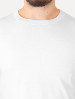 Camiseta Calvin Klein Jeans Masculina Sustainable Sleeve Tag Branca