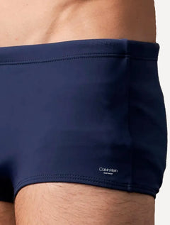 Sunga Calvin Klein Swimwear Dark Logo Lateral Pequeno Azul Marinho