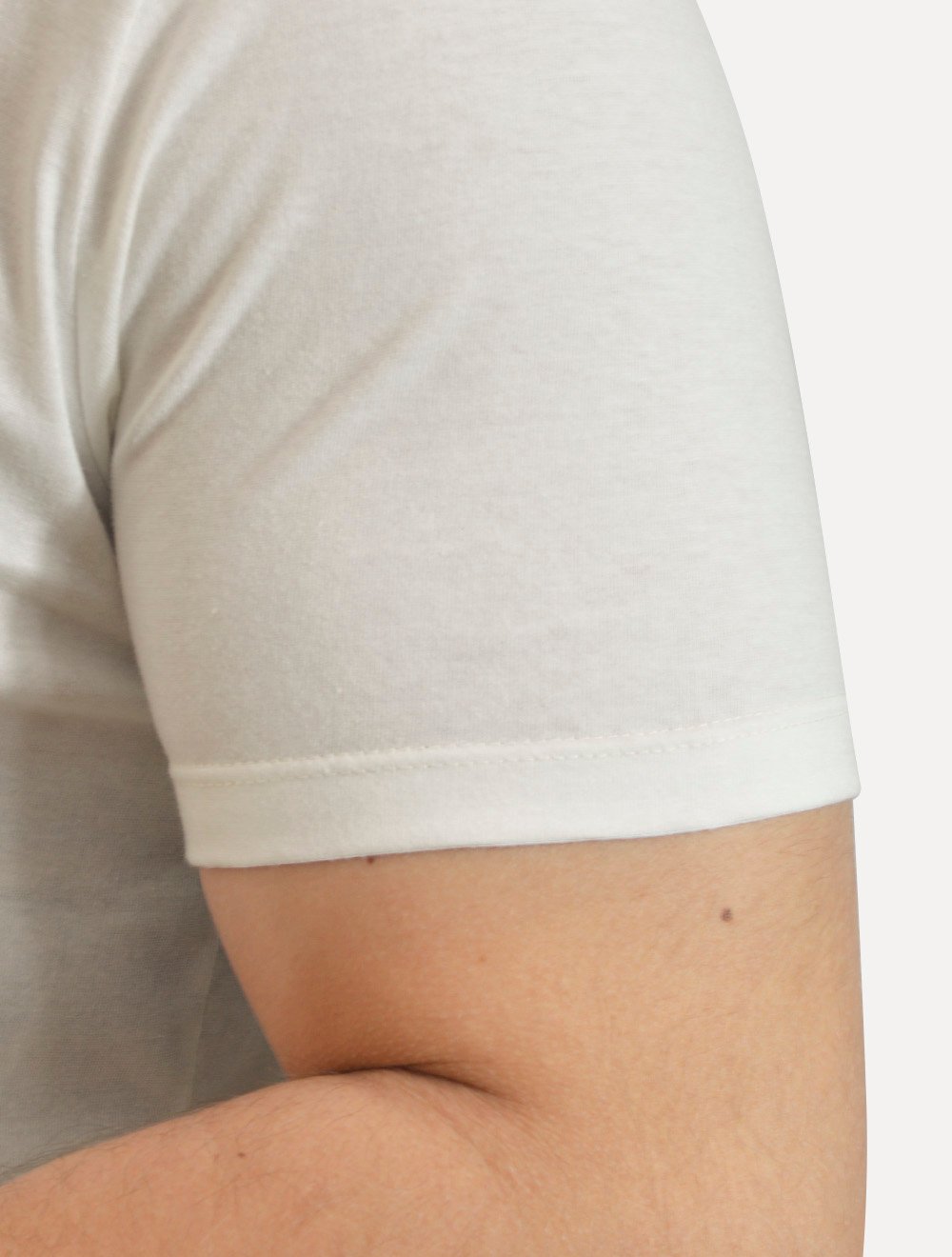 Camiseta John John Masculina Regular Fit Route Off White