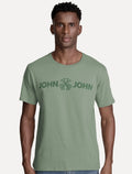 Camiseta John John Masculina Fit Basic Verde Médio