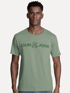 Camiseta John John Masculina Fit Basic Verde Médio
