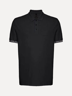Polo John John Masculina Piquet Relaxed Sky Preta