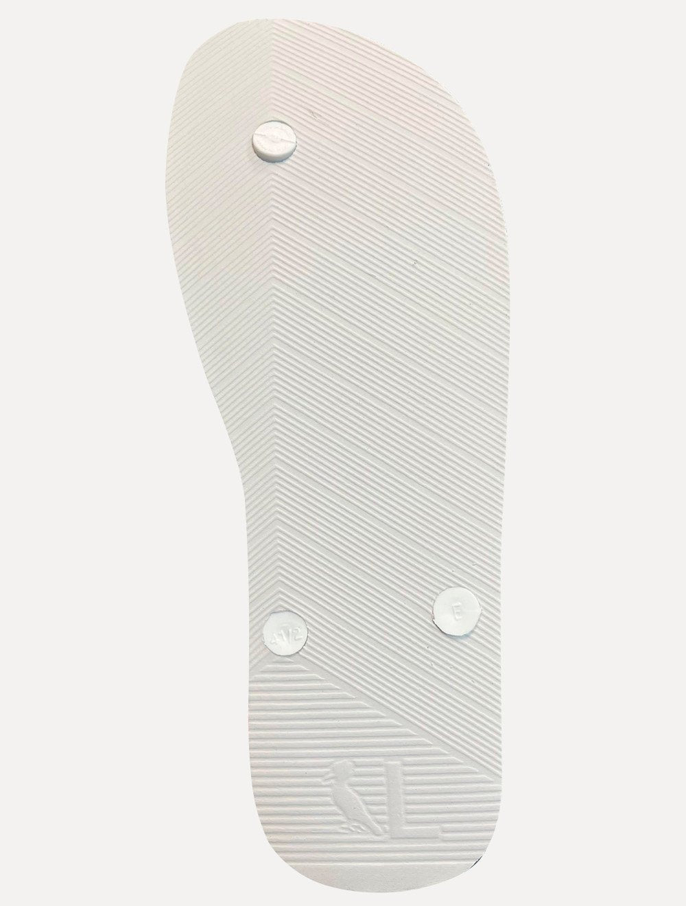 Chinelo Reserva Masculino RSV Canelado Brown Listras Branco