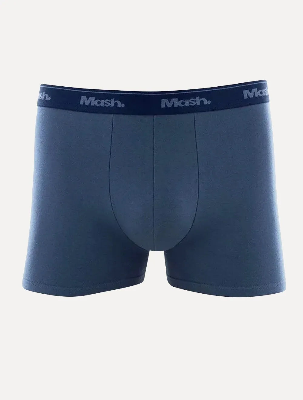 Cueca Mash Boxer Cotton Basic Azul