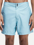 Short Osklen Masculino Beachwear Aquaone Ripstop Azul Claro