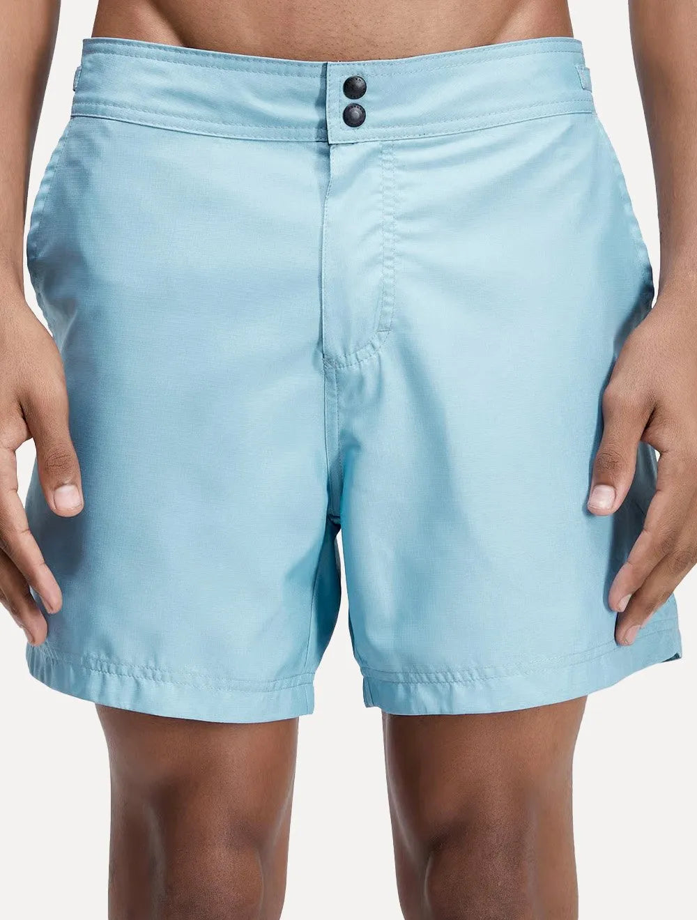 Short Osklen Masculino Beachwear Aquaone Ripstop Azul Claro