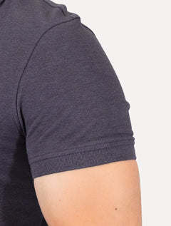 Polo Tommy Hilfiger Masculina Slim Piquet 1985 Vinho Medio Mescla