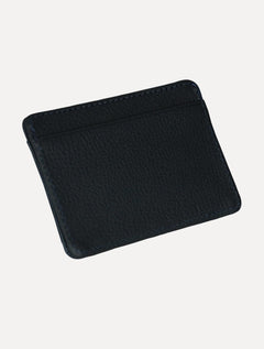 Carteira Calvin Klein Jeans Porta Cartão Couro Floater Vertical Logo Marinho