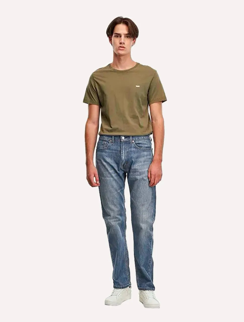 Calça Levis Jeans Masculina 505 Regular Light Blue Clara