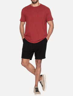 Camiseta Osklen Masculina Canelado Pure Soft Vermelho